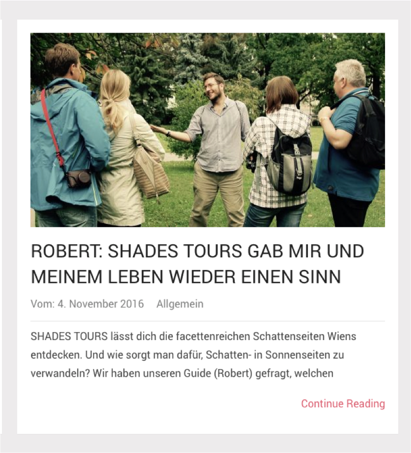 Statement der SHADES TOURS Guides